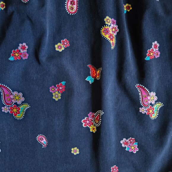 Cute Black Pin-up Wiggle Floral Dress Keyhole, Trollied Dolly, Size M - Picture 8 of 15